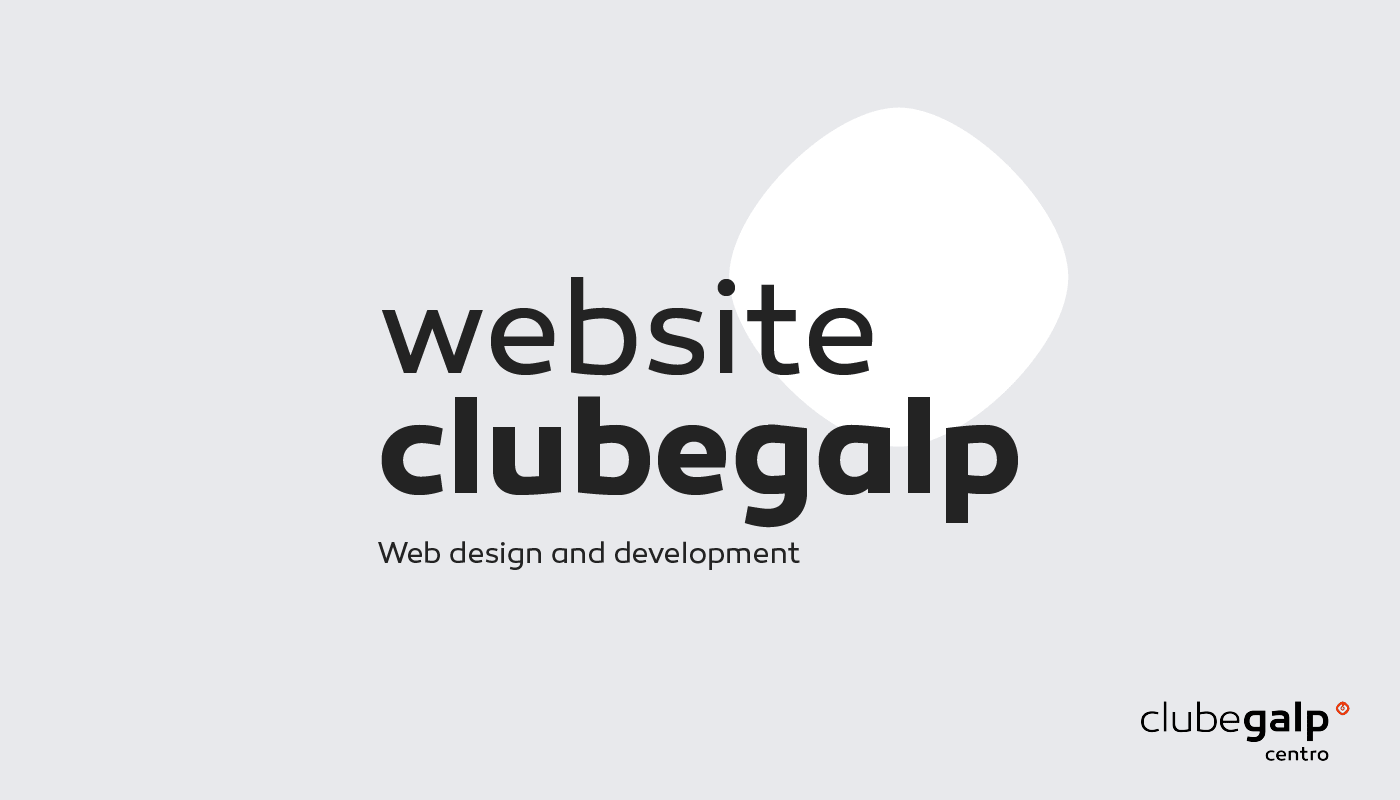 Website Club Galp Web design and Development