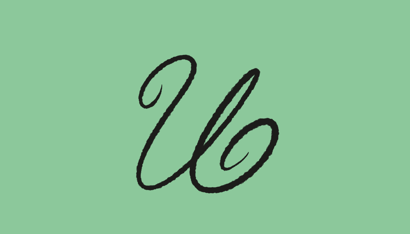 Letter U for 36 days of type