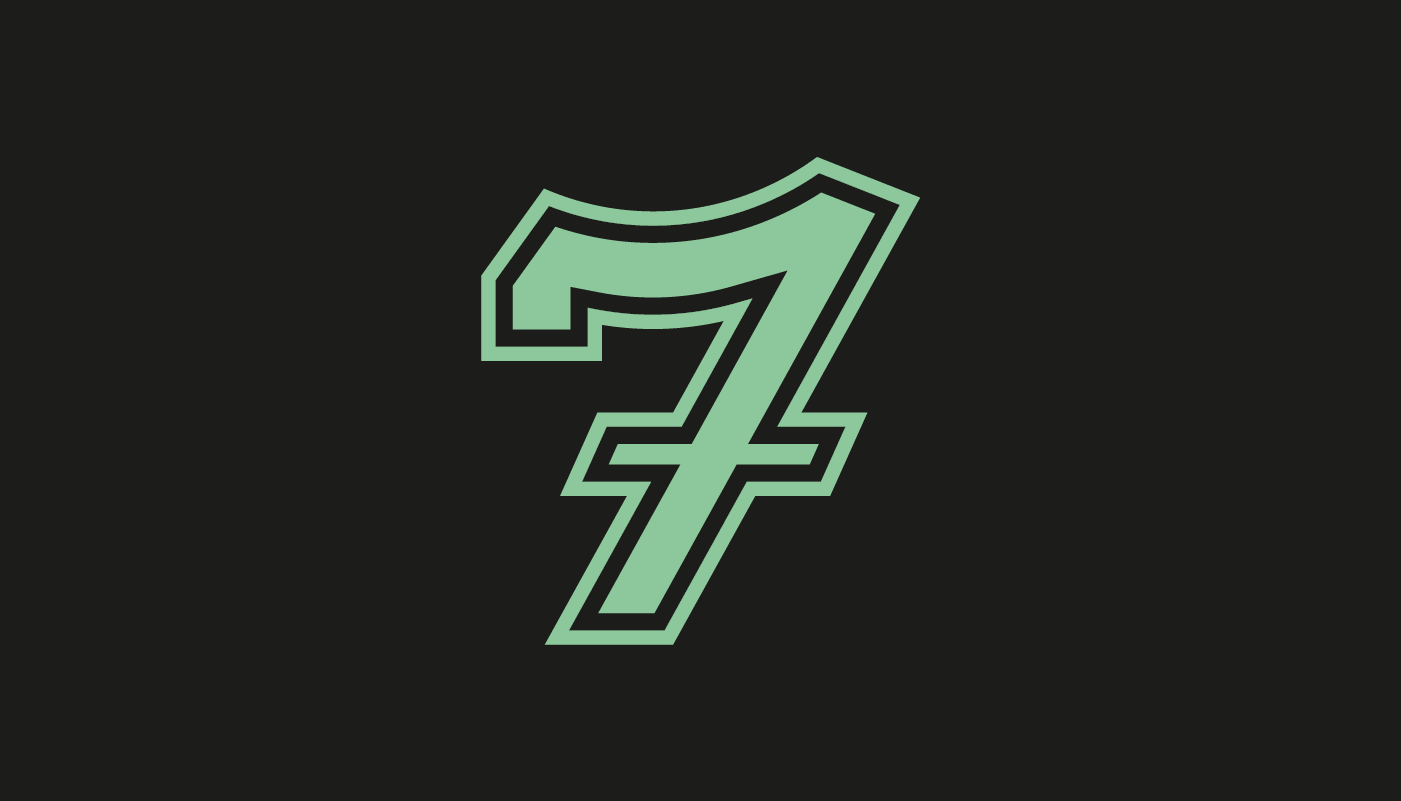 Number 7 for 36 days of type