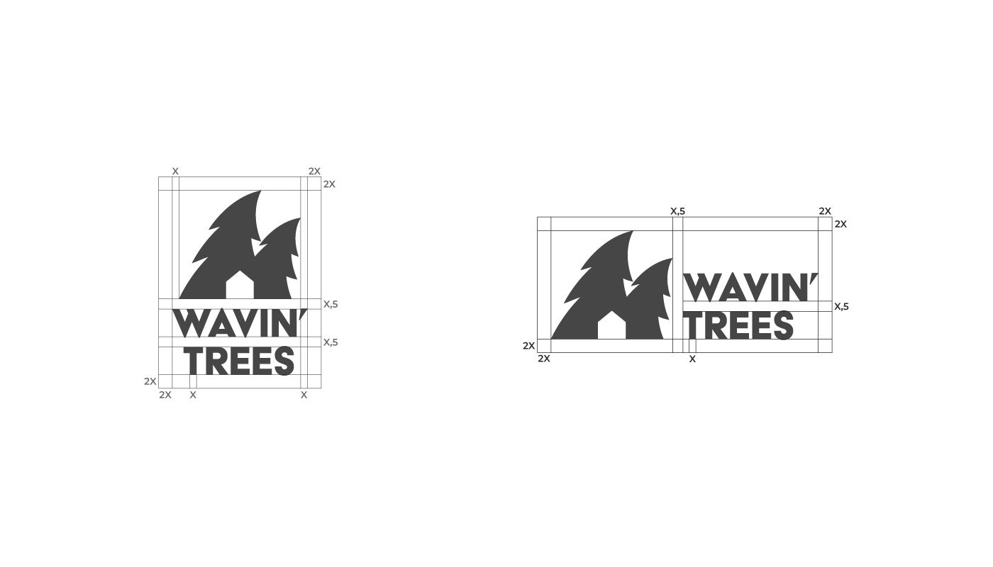 Wavin Trees Logo grid