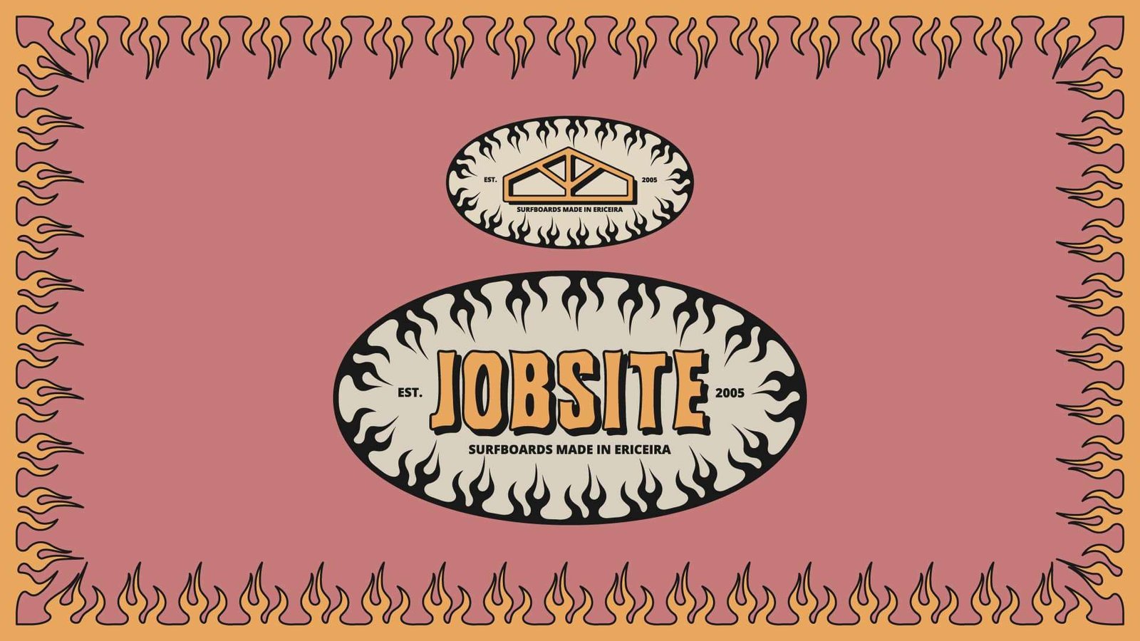 Graphics kit and illustrations for Jobsite Surfboard Factory