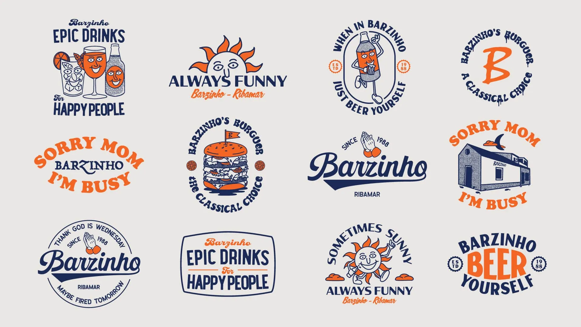 The Graphics Kit I did for Barzinho Ribamar.