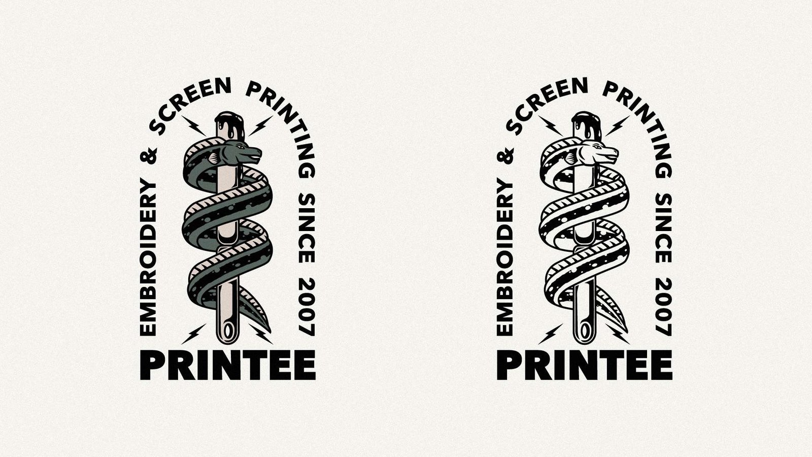 Printee eel illustration design