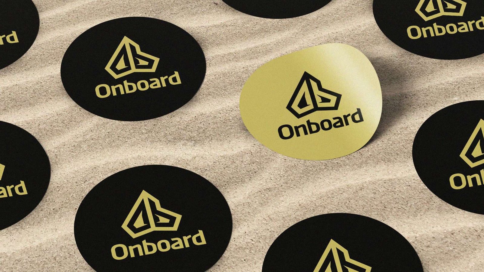 stickers in the sand